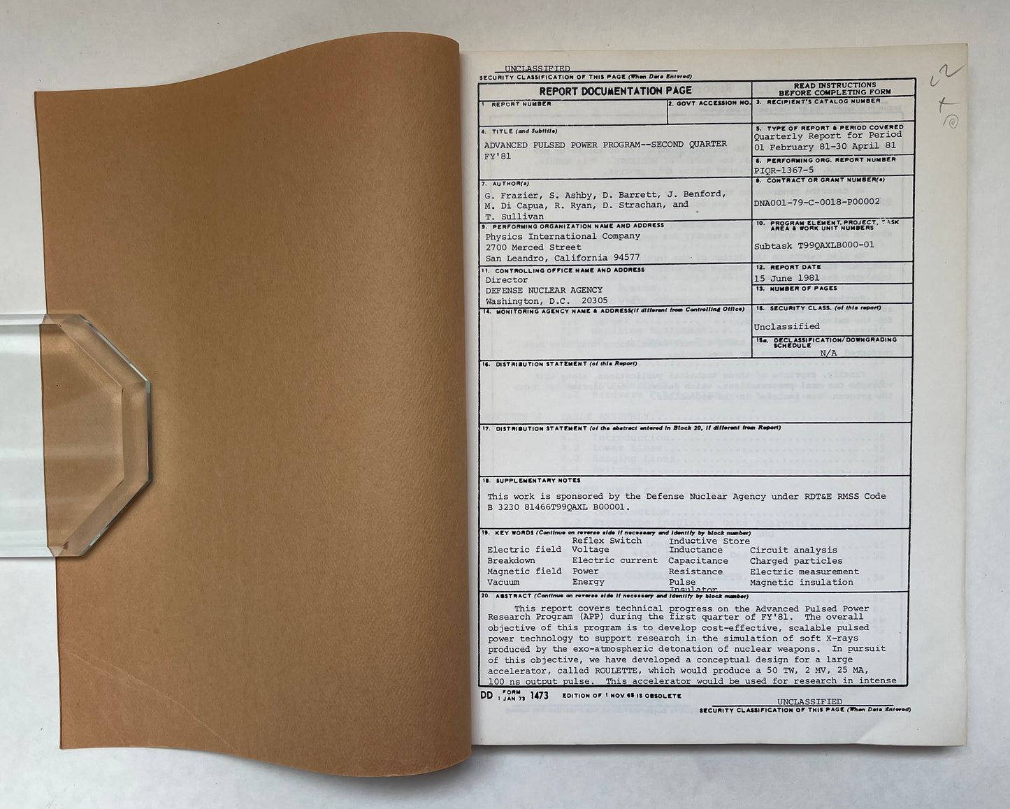 Advanced Pulsed Power Program