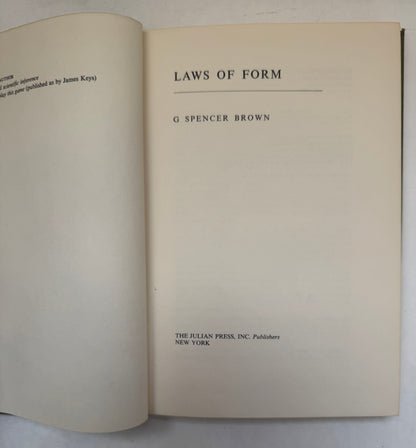 Laws of Form