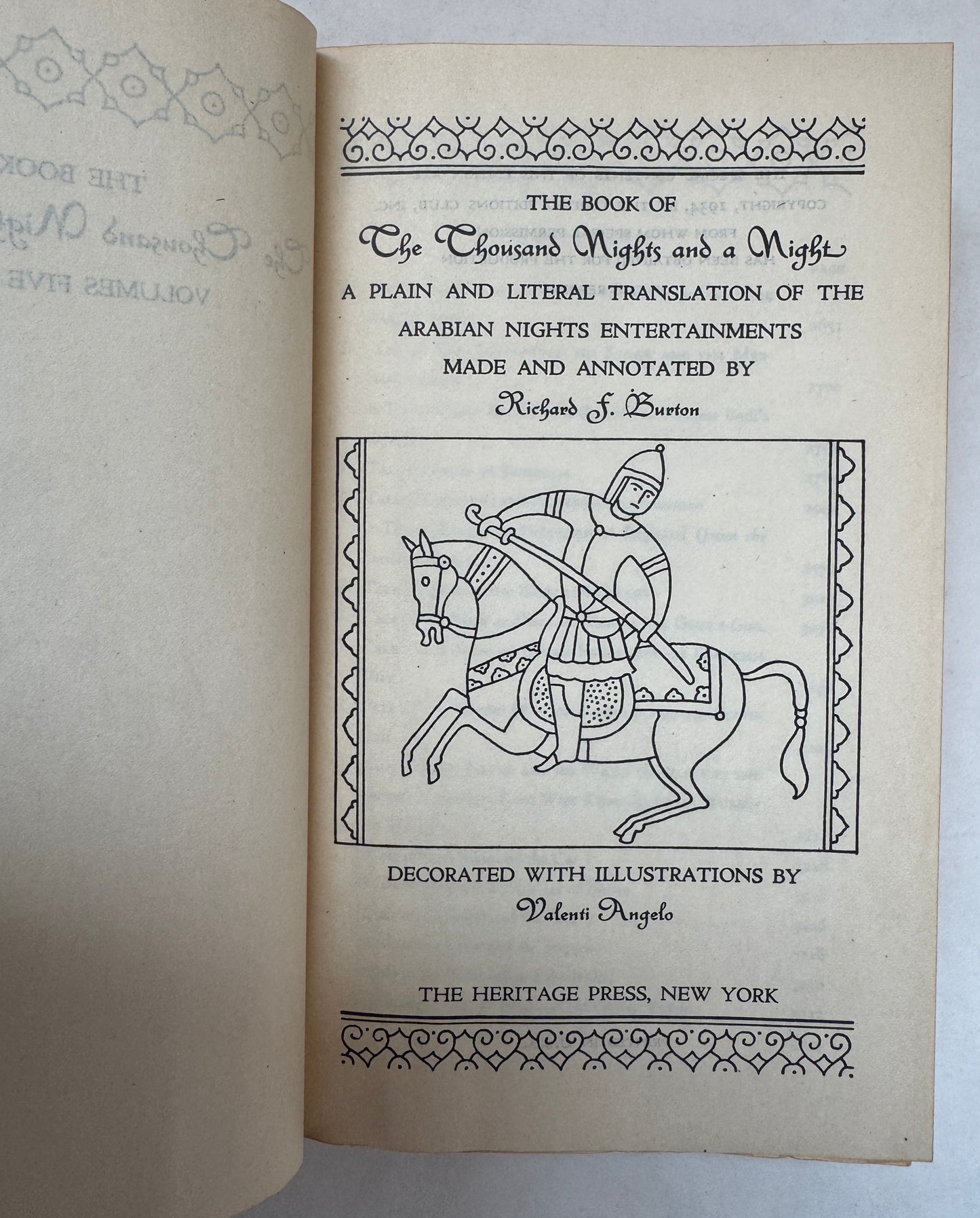 The Book of the Thousand Nights and One Night