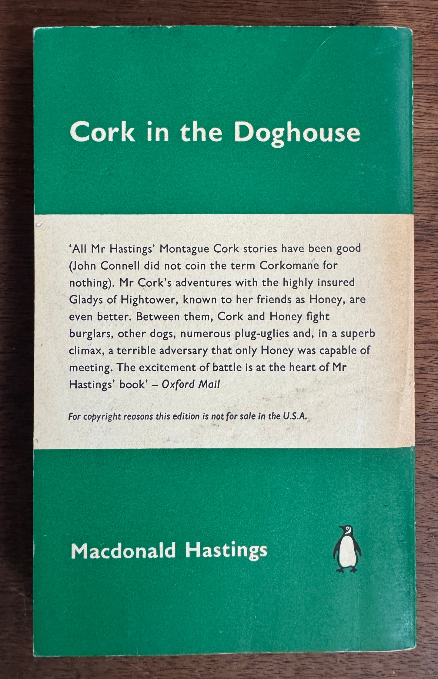 Cork in the Doghouse