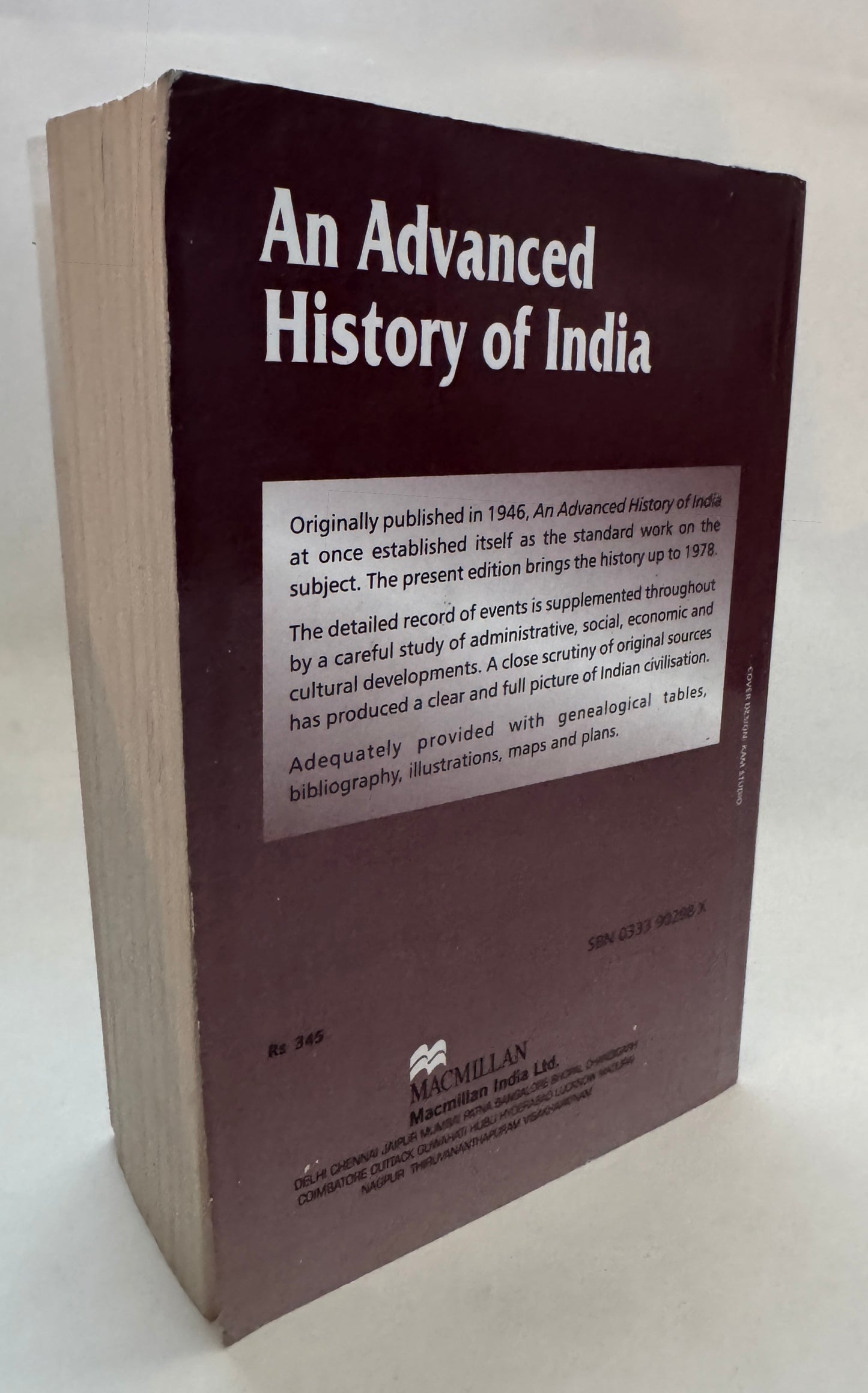 An Advanced History of India