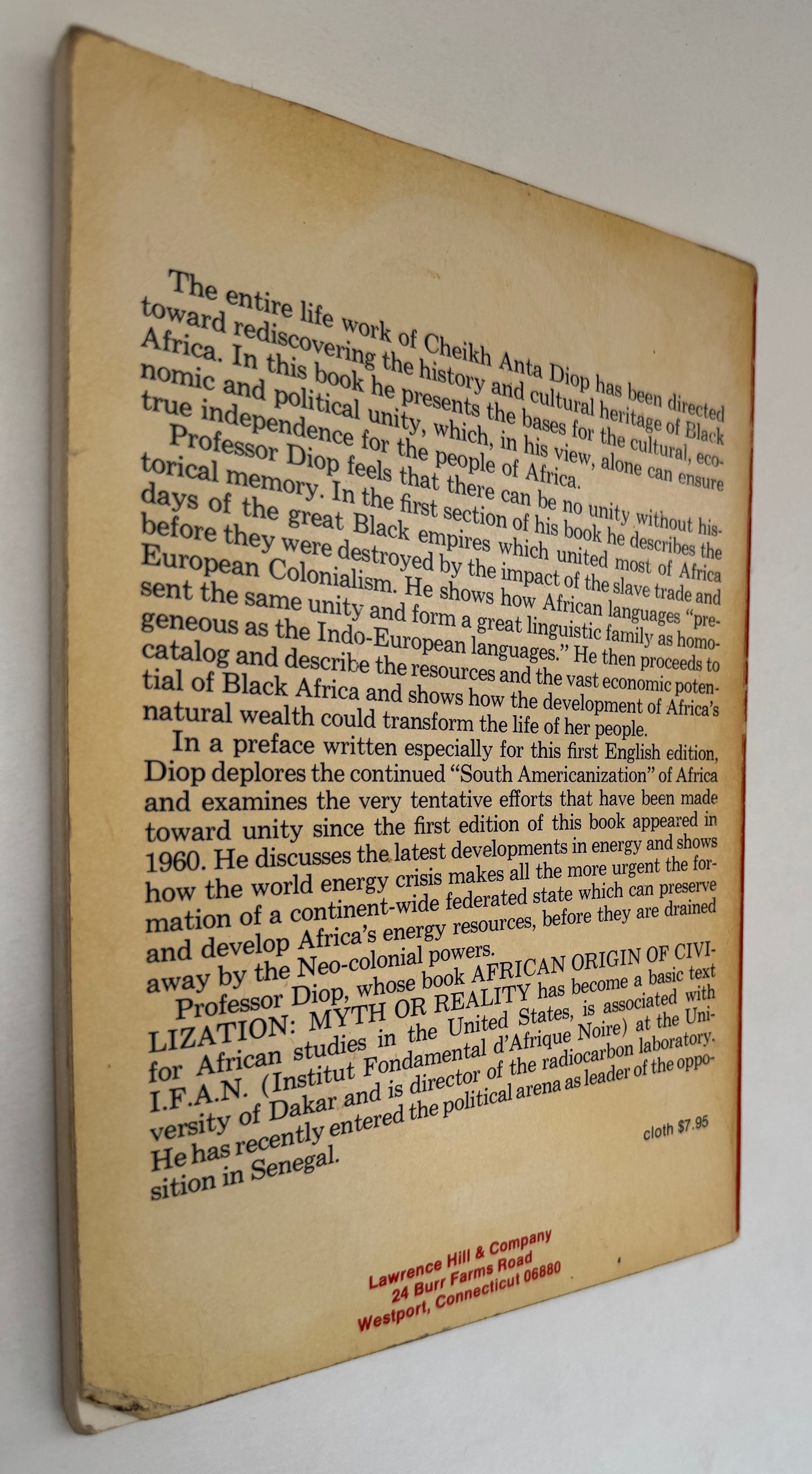 Black Africa: The Economic and Cultural Basis for a Federated State