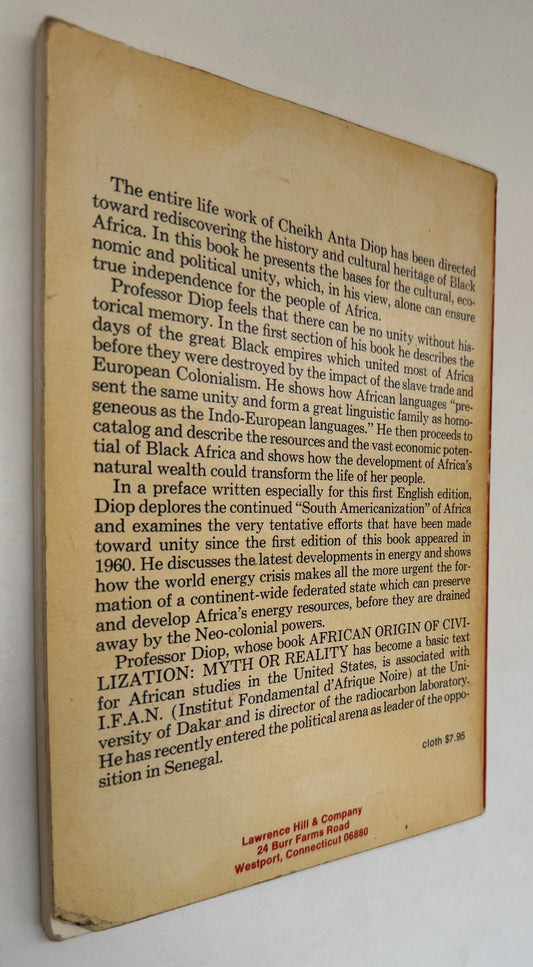 Black Africa: The Economic and Cultural Basis for a Federated State
