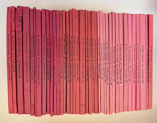 Italian Communists: Foreign Bulletin of the PCI; [1981-1989]