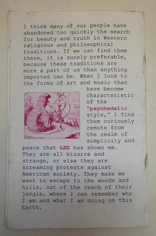 Phanerothyme; A Western Approach to the Religious Use of Psychochemicals