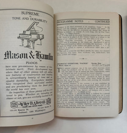 San Francisco Symphony Orchestra [program notes]