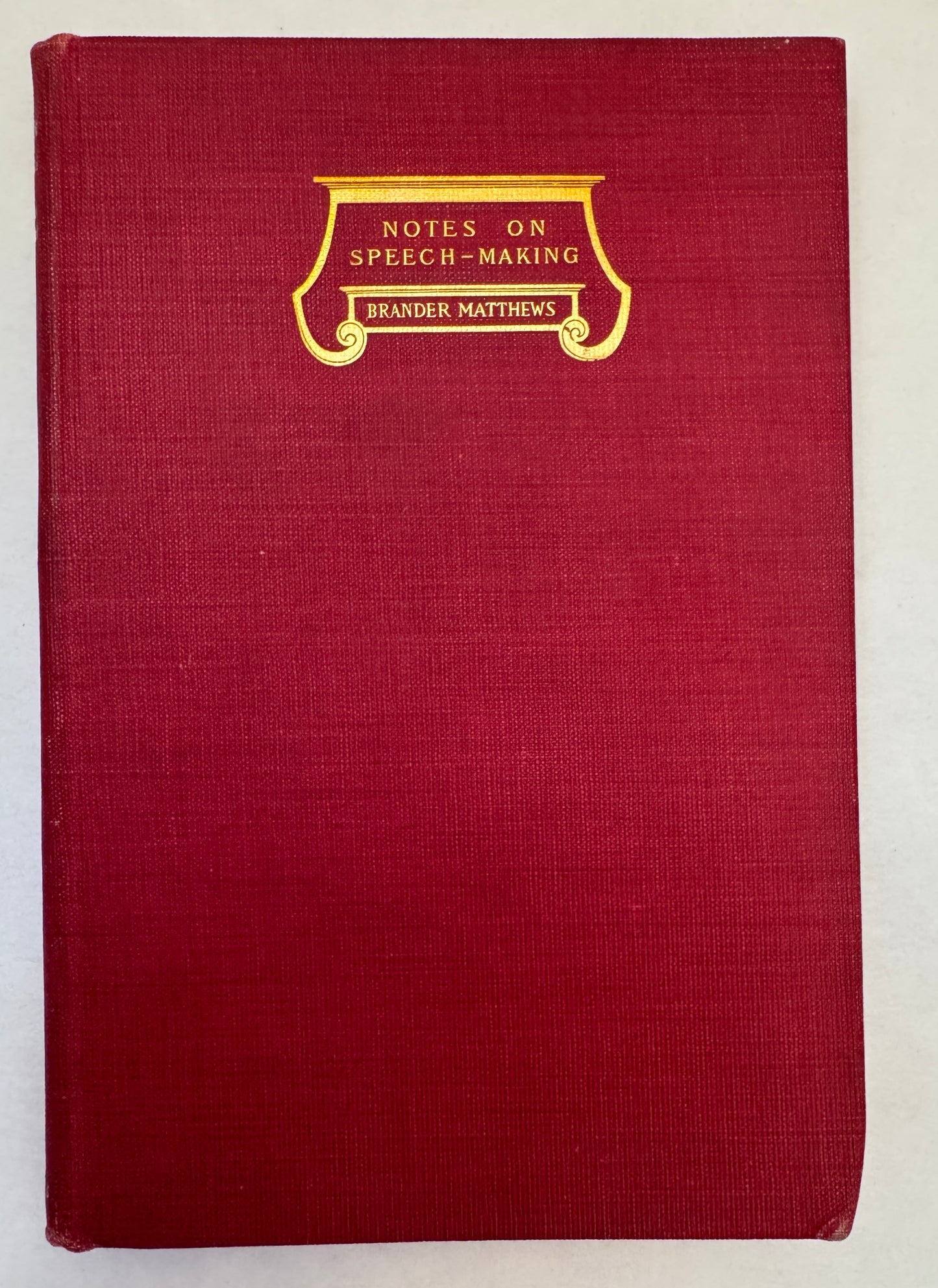 Notes on Speech-Making