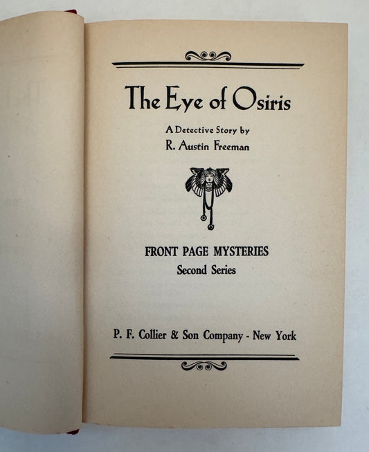 The Eye of Osiris: A Detective Story