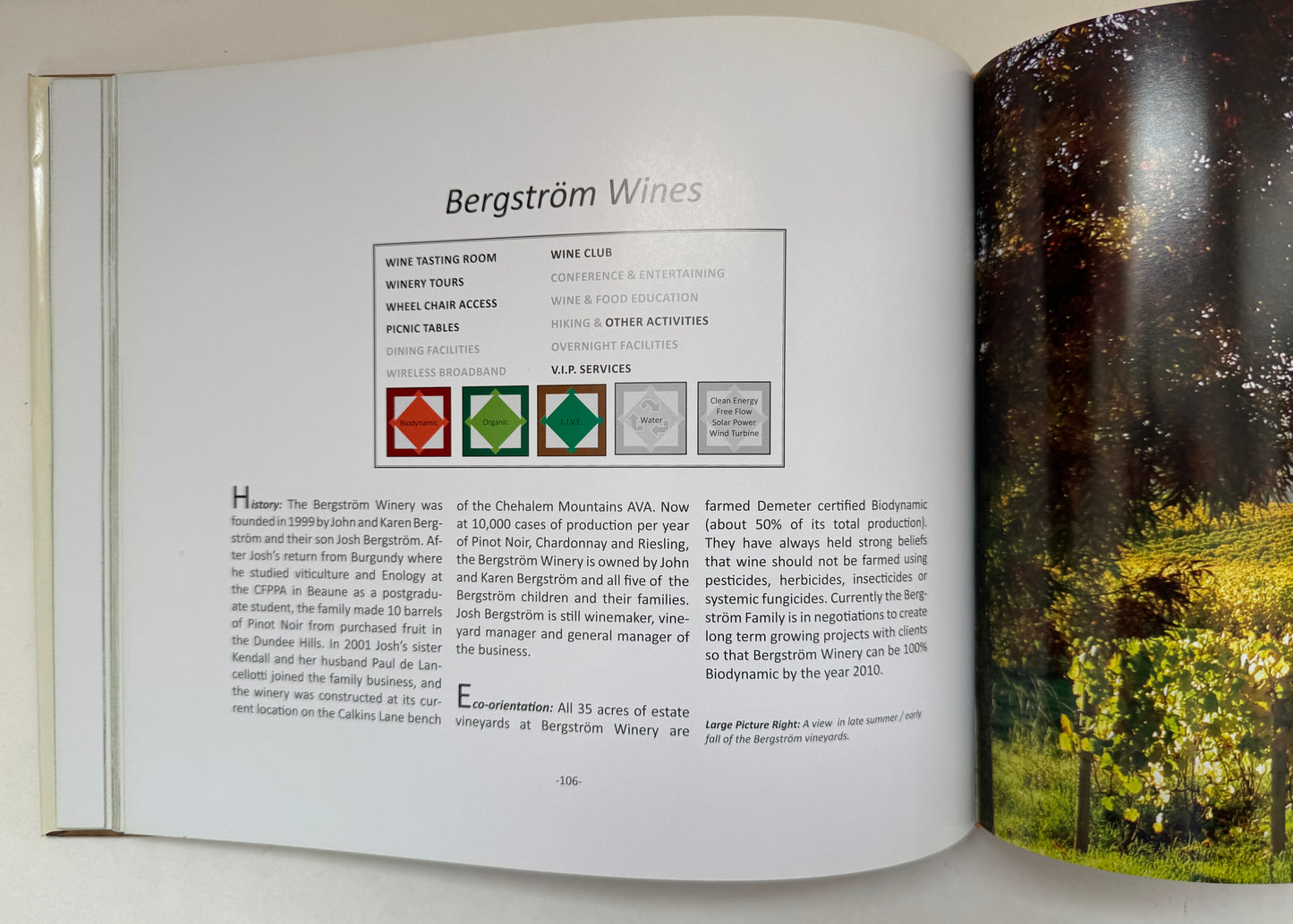 Oregon Eco-Friendly Wine [Signed & Inscribed]