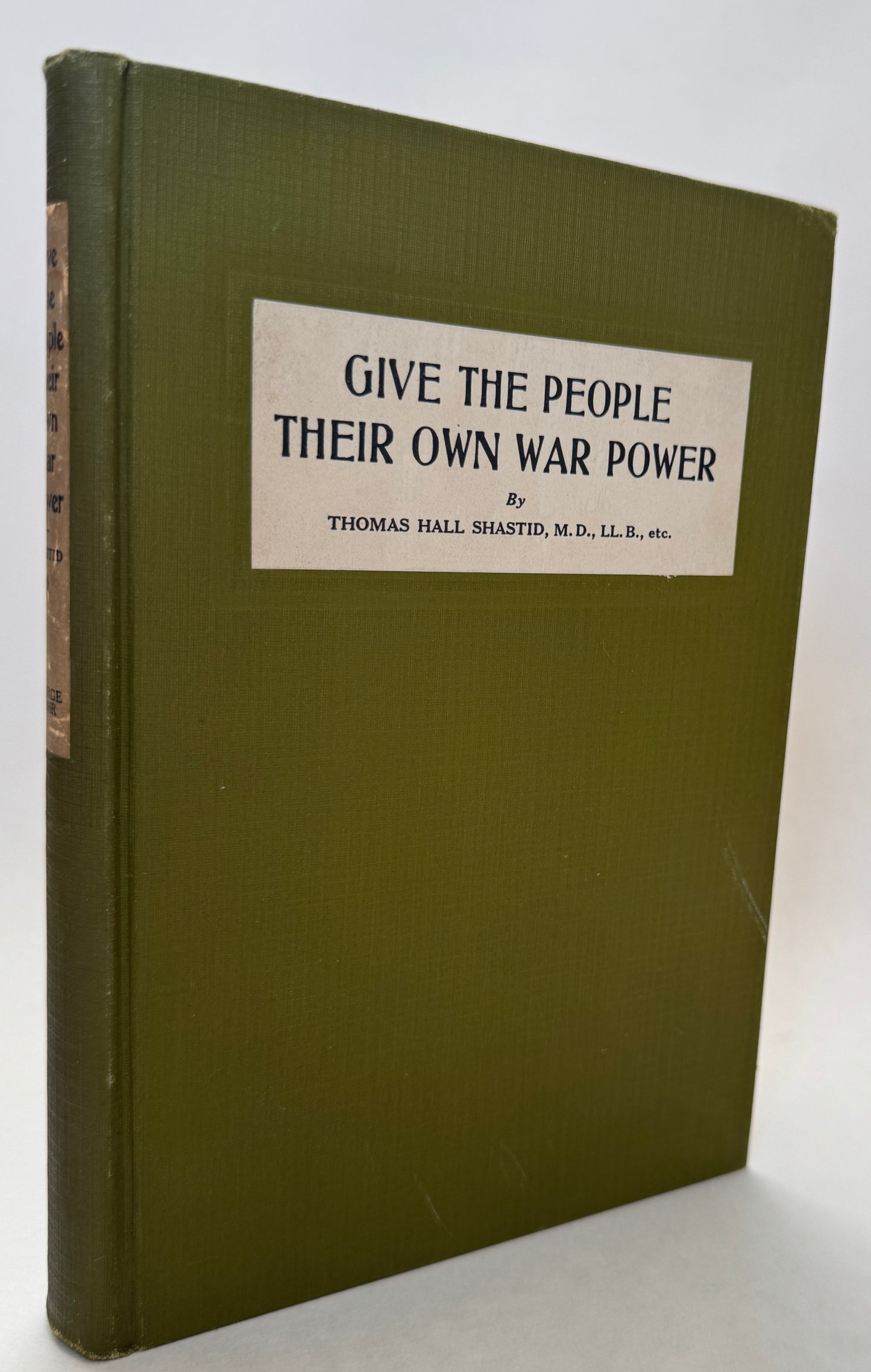 Give the People Their Own War Power