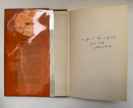 Pari Mutuel Betting [Signed & Inscribed]