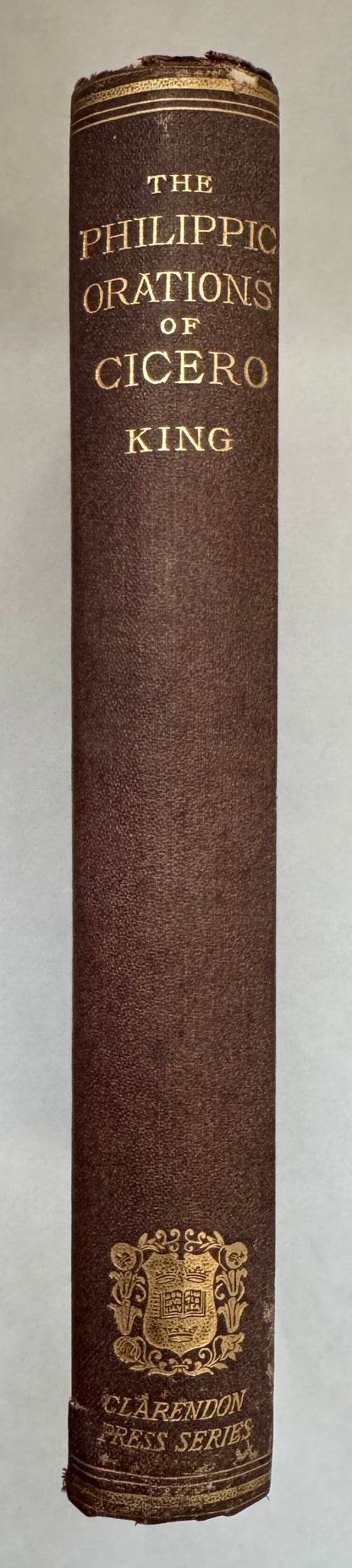 The Philippic Orations of M. Tullius Cicero