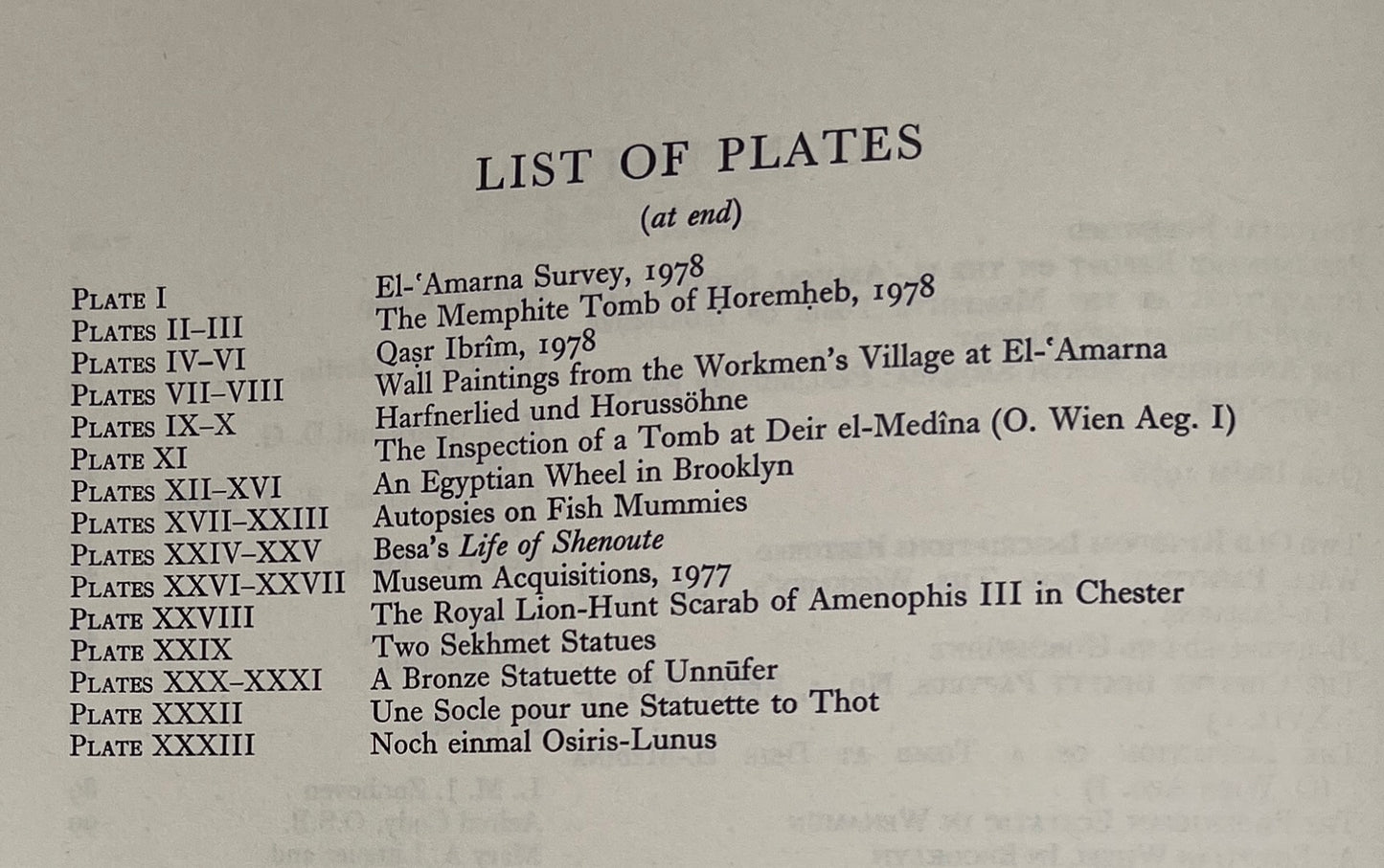 The Journal of Egyptian Archaeology; Vol 65; 1979