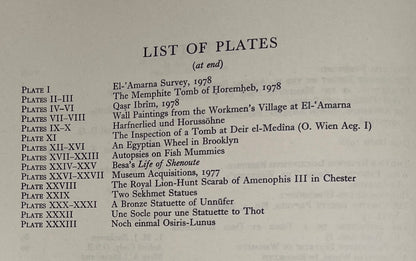 The Journal of Egyptian Archaeology; Vol 65; 1979