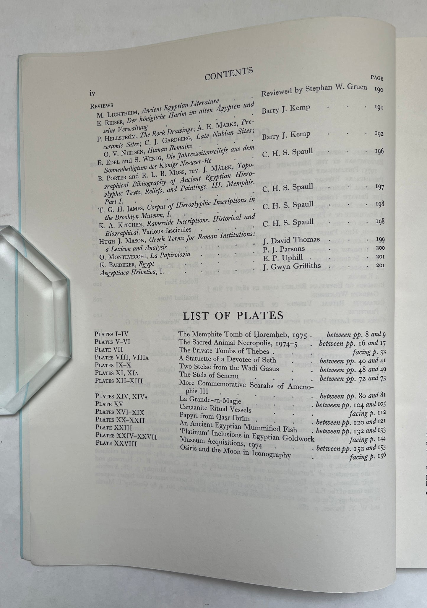 The Journal of Egyptian Archaeology; Vol 62; 1976