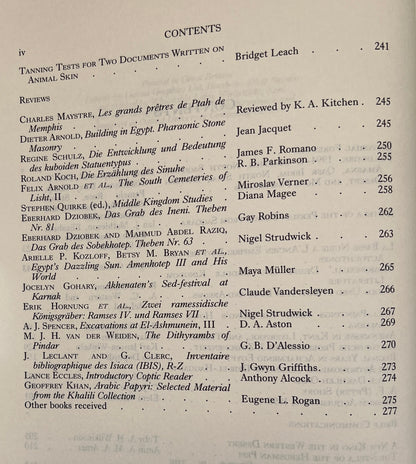 The Journal of Egyptian Archaeology; Vol 81; 1995