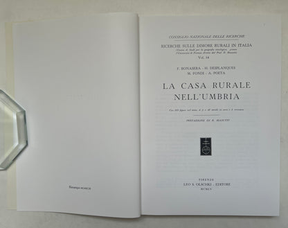 La Casa Rurale nell'Umbria