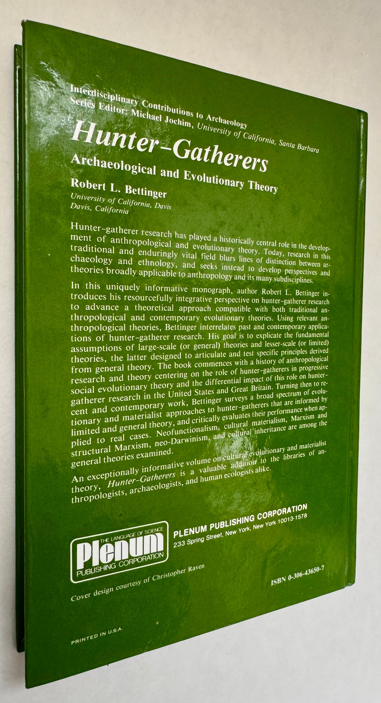 Hunter-Gatherers: Archaeological and Evolutionary Theory