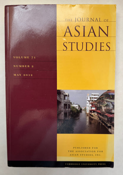 Journal of Asian Studies; Volume 71, Number 2