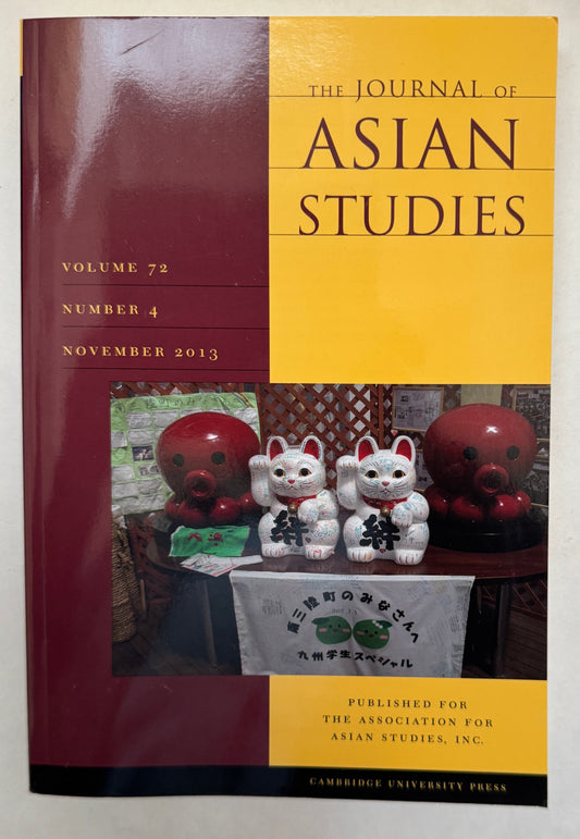 Journal of Asian Studies; Volume 72, Number 4