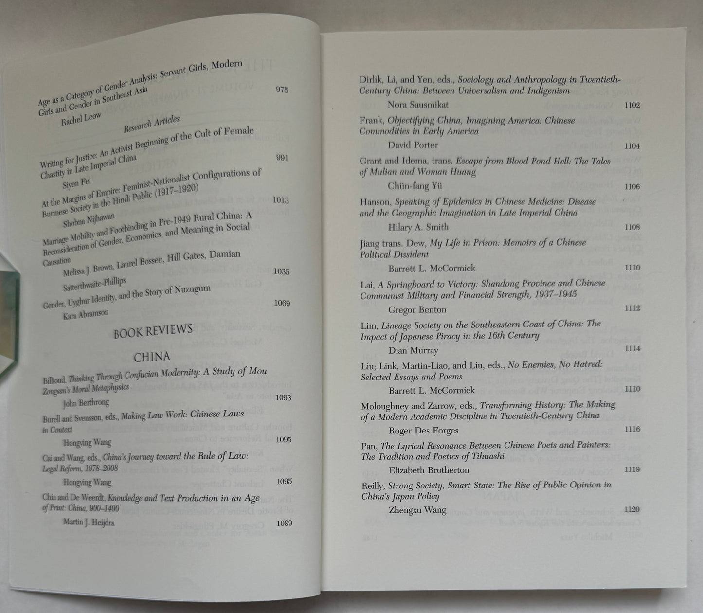 Journal of Asian Studies; Volume 71, Number 4