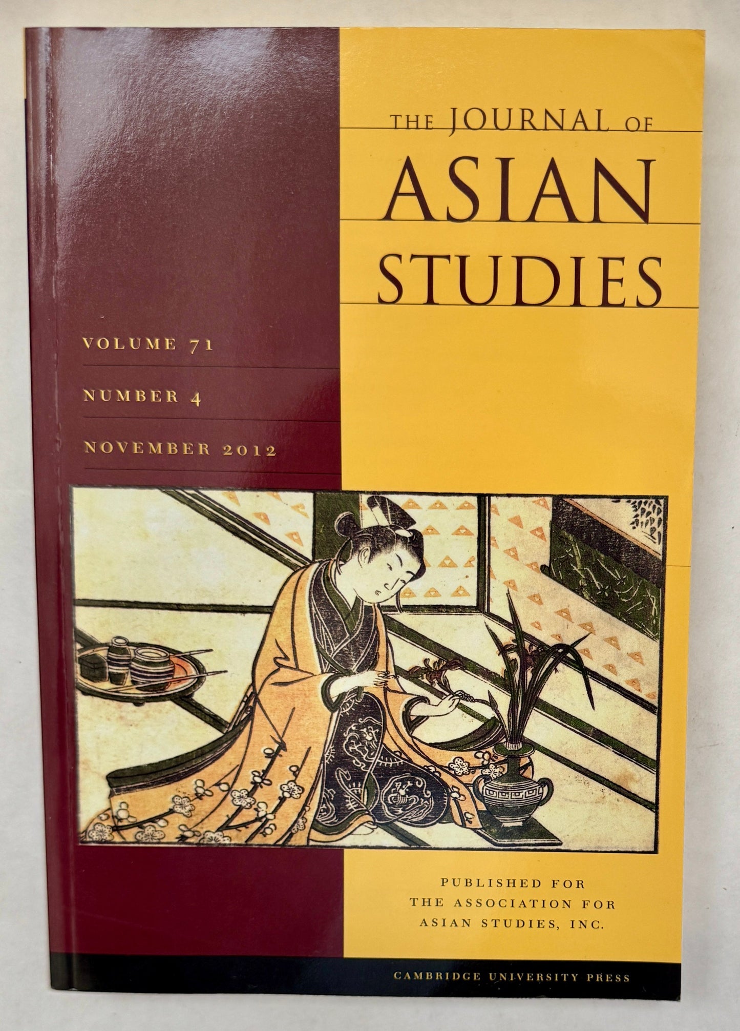 Journal of Asian Studies; Volume 71, Number 4