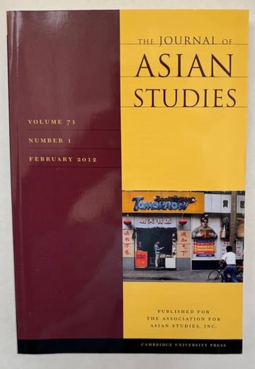 Journal of Asian Studies; Volume 71, Number 1