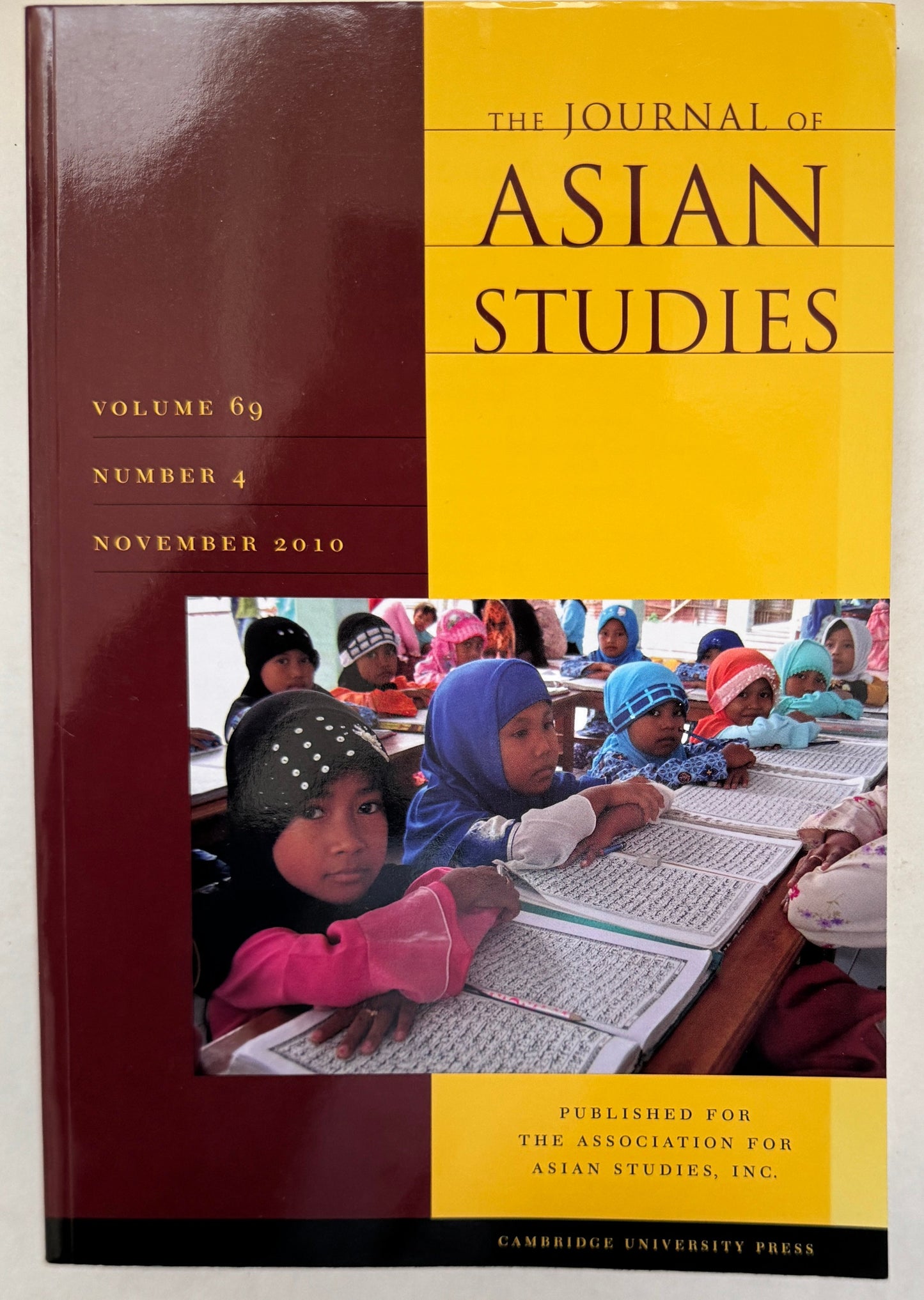 Journal of Asian Studies; Volume 69, Number 4