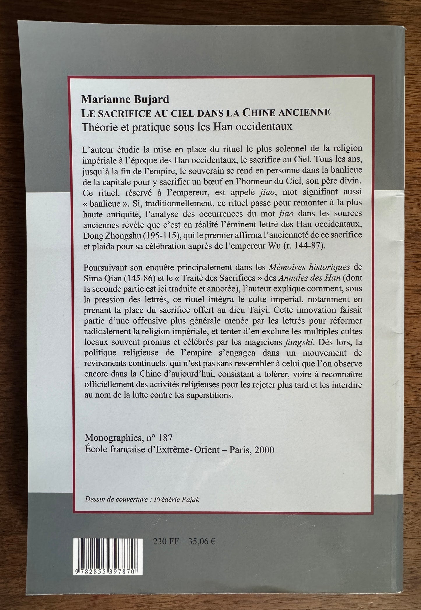 Le Sacrifice au Ciel Dans la Chine Ancienne: