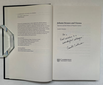 Johann Strauss and Vienna [Signed]