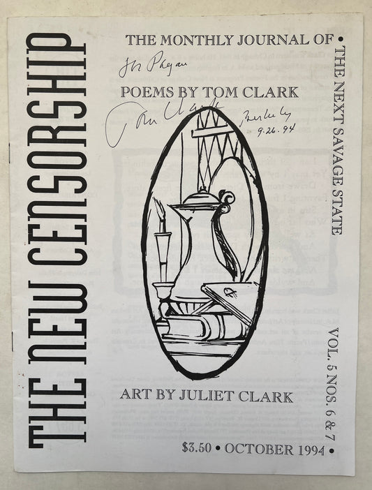 The New Censorship : Vol. 5, No. 6 & 7 [Signed by Author]