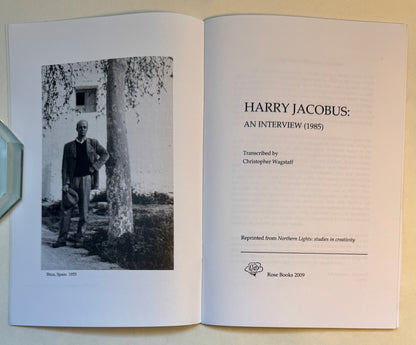 Harry Jacobus: an Interview (1985)