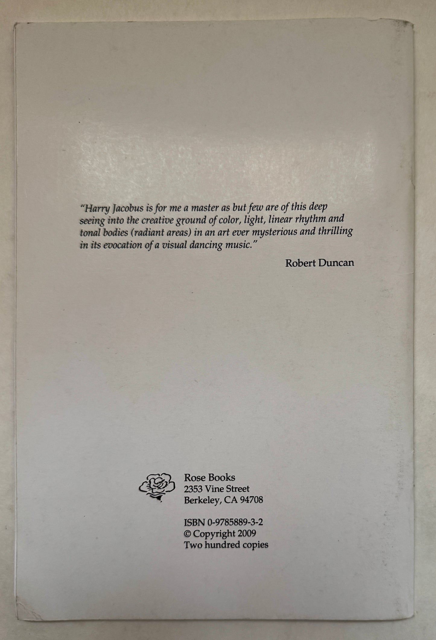 Harry Jacobus: an Interview (1985)