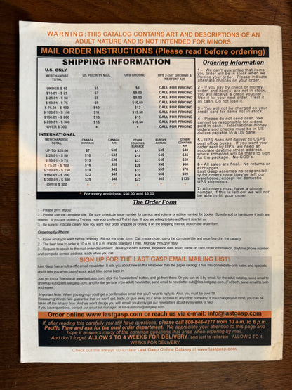Last Gasp Erotica Catalog