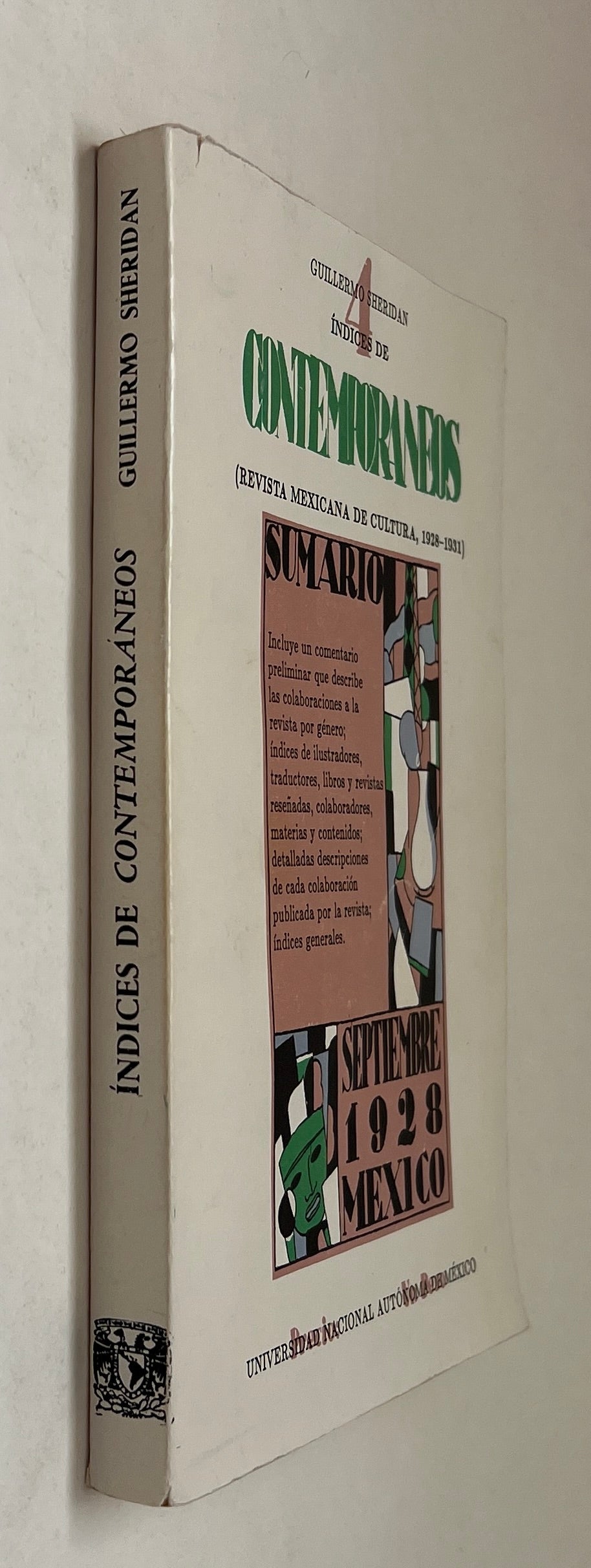 Indices de Contemporáneos: Revista Mexicana de Cultura (1928-1931)