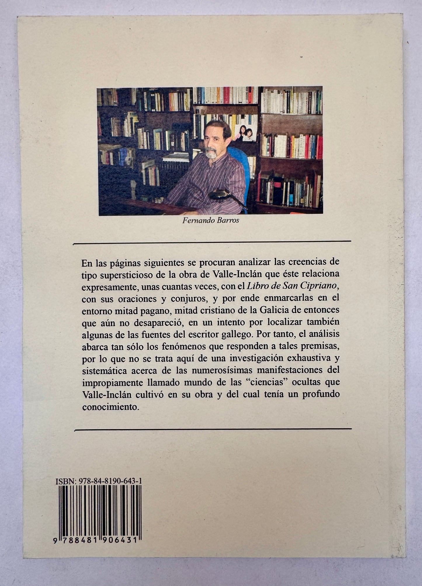 Sobre El Libro de San Cipriano y Otras Creencias Supersticiosas en la Obra de Valle-Inclán