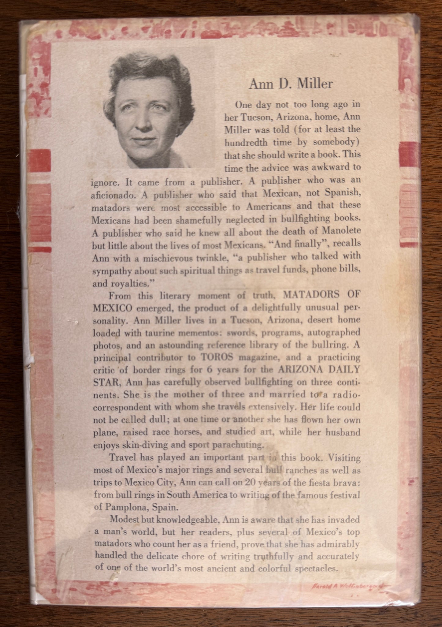 Matadors of Mexico [Signed & Inscribed]