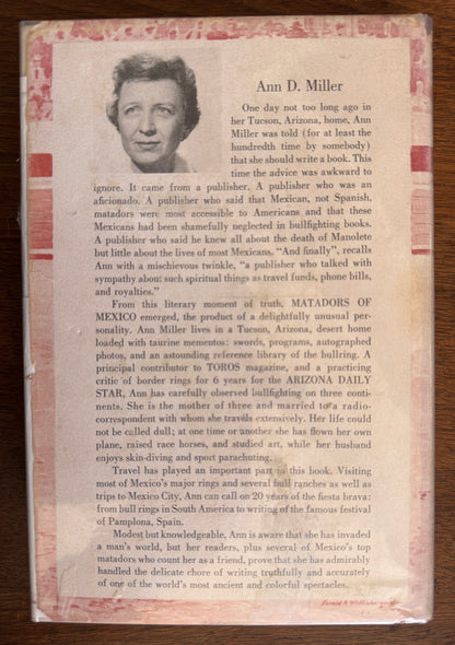 Matadors of Mexico [Signed & Inscribed]