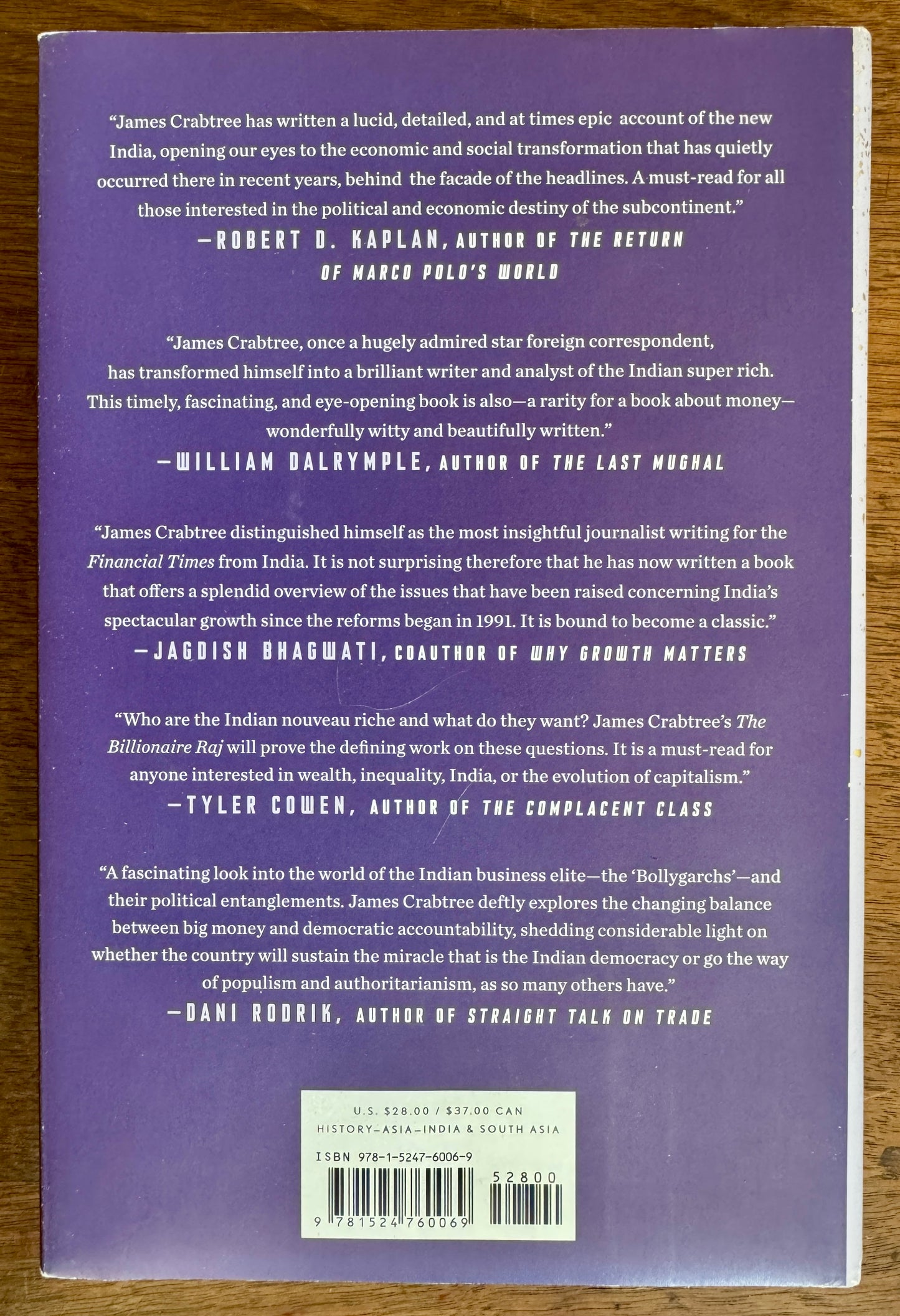 The Billionaire Raj [Signed & Inscribed]