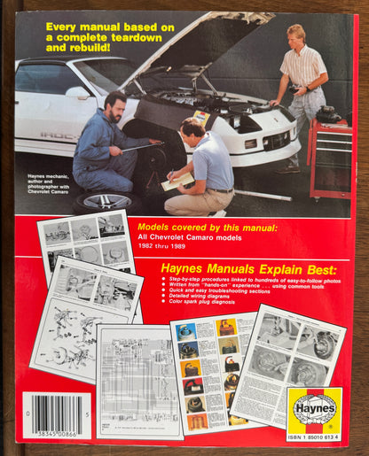 Chevrolet Camaro Owners Workshop Manual