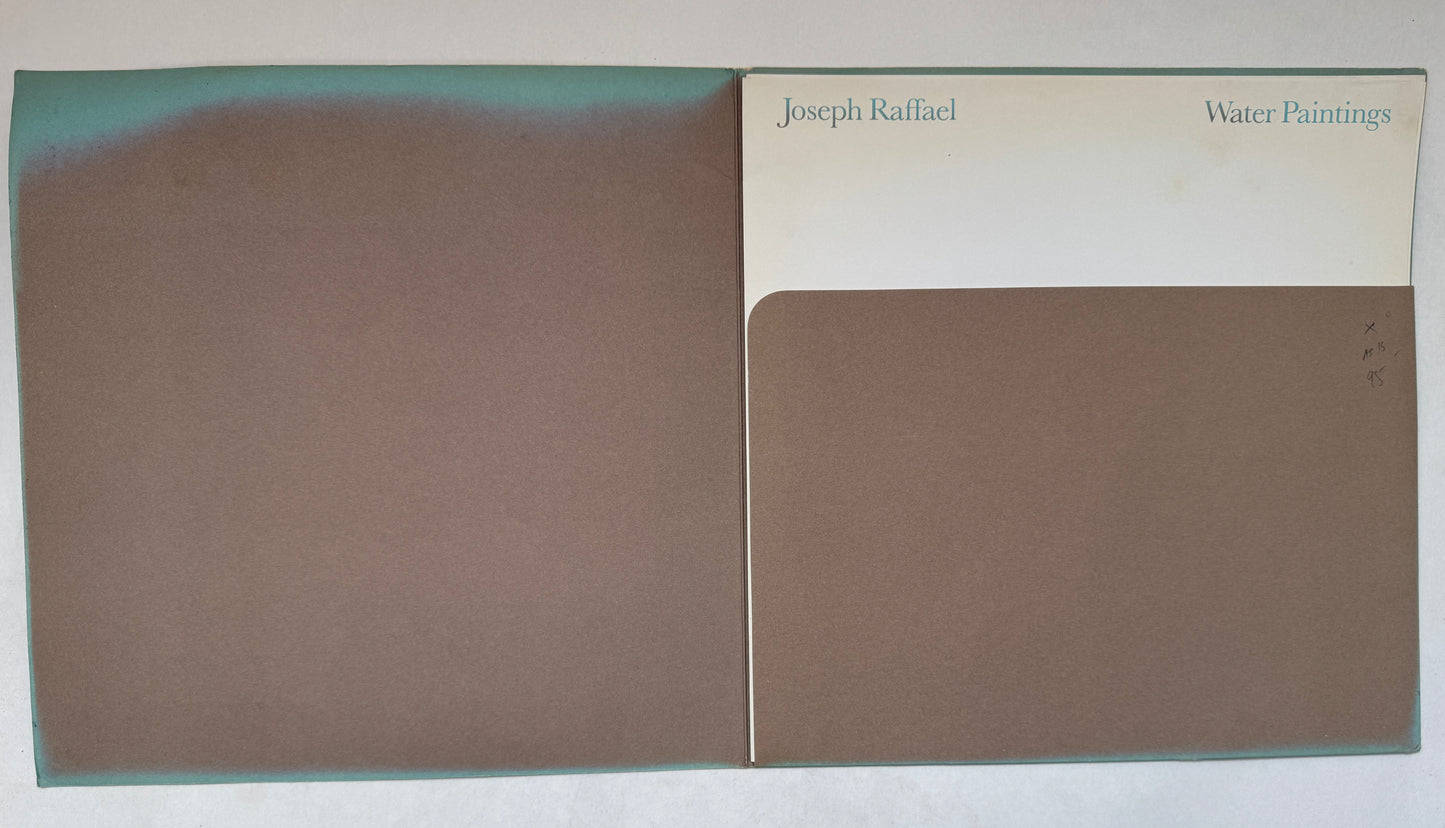 Joseph Raffael, Water Paintings: an Exhibition Organized by Brenda Richardson