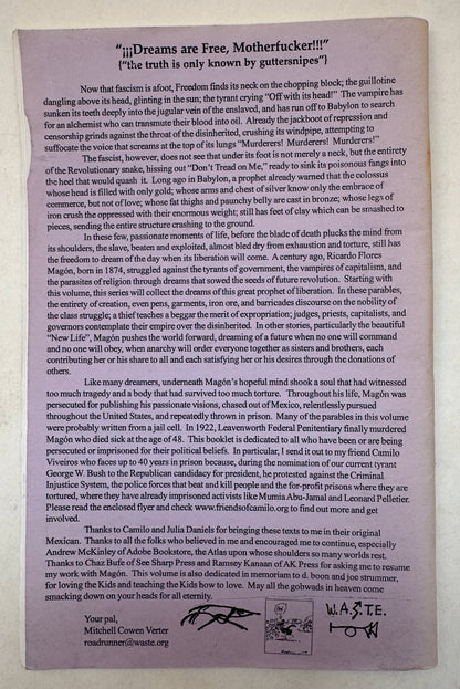 El Libro Libre: Dreams of Freedom Vol. One