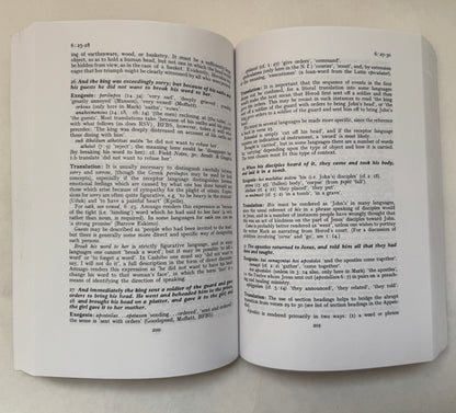 A Handbook on the Gospel of Mark