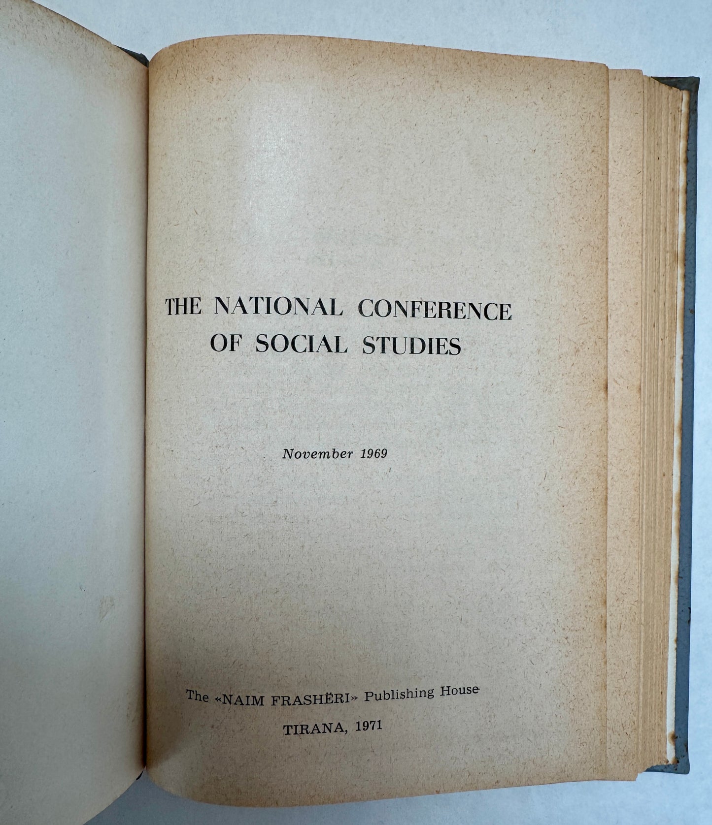 The National Conference of Social Studies, November 1969