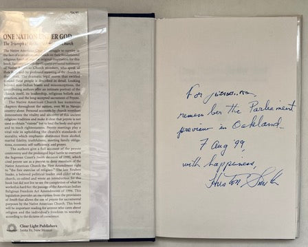 One Nation Under God: The Triumph of the Native American Church [Signed & Inscribed]