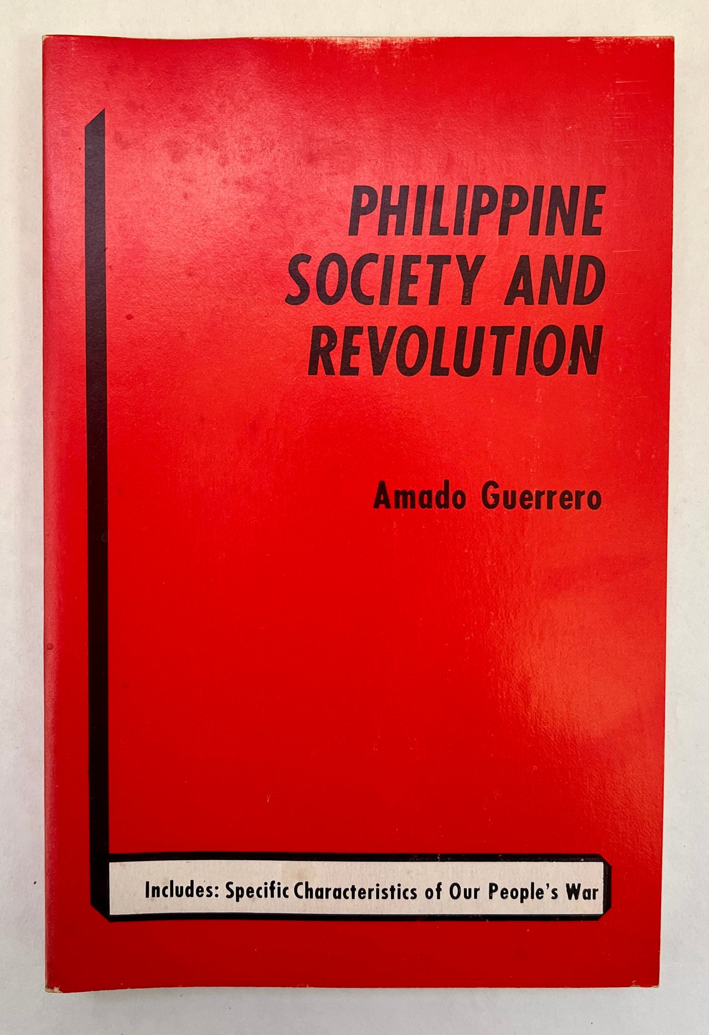 Philippine Society and Revolution