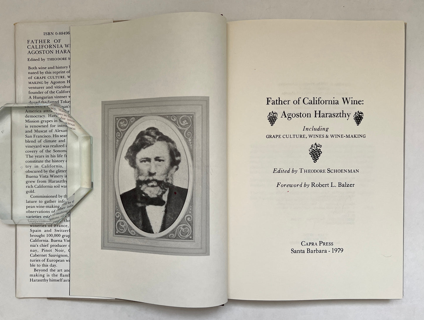 Father of California Wine, Agoston Haraszthy