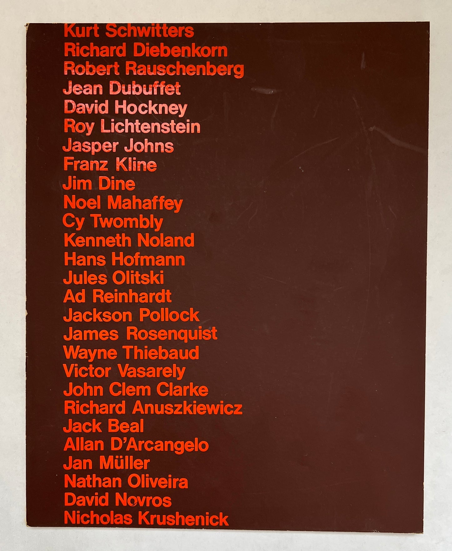 A Selection of American and European Paintings From the Richard Brown Baker Collection