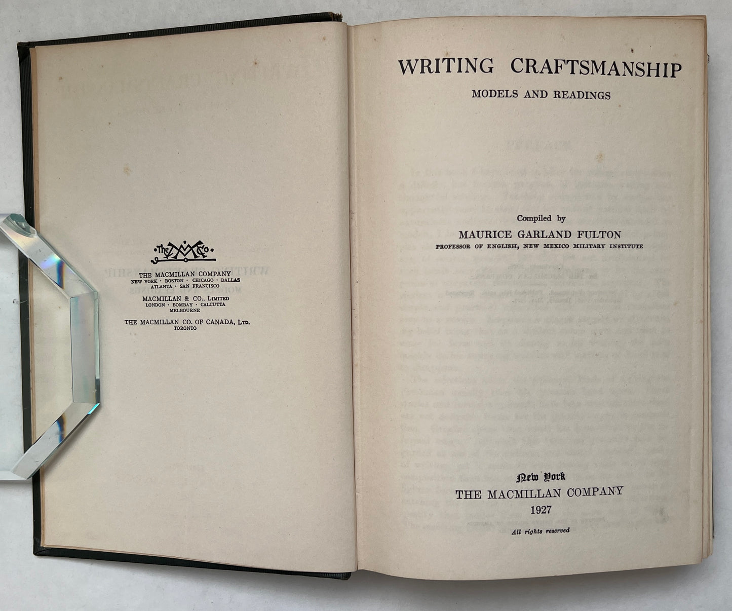 Writing Craftsmanship