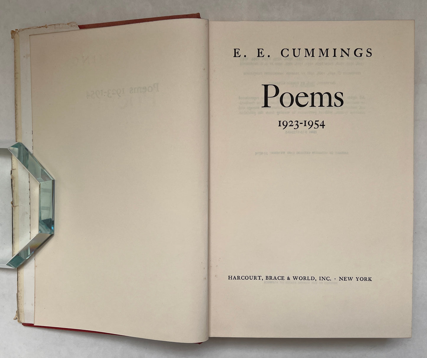 Poems, 1923-1954